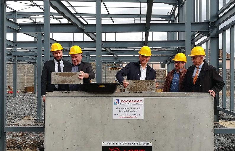 Nouveau bâtiment : ACRT pose la 1ère pierre !